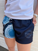 Adults CC Rugby Shorts - Blue Indigenous