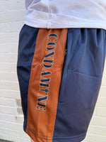 Adults CC Rugby Shorts - Navy & Brown