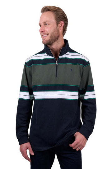 Thomas Cook Mens Lucas 1/4 Zip Rugby image 0