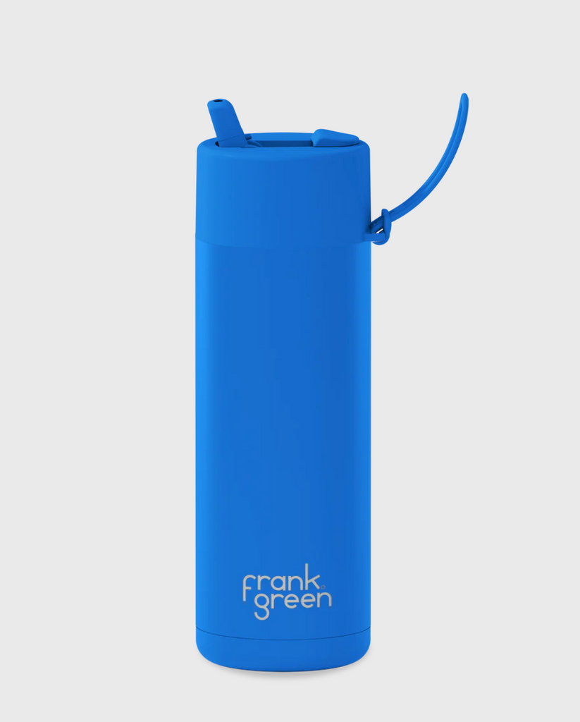 Frank Green 595ml Bottle & Lid Set- Blue Lagoon image 0