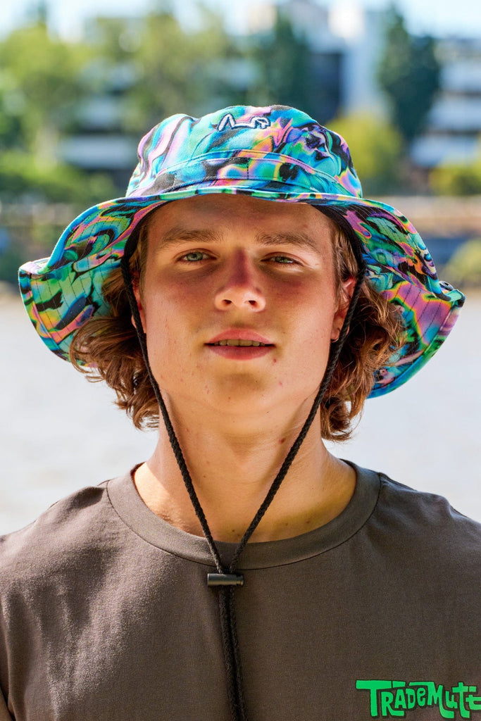 Trademutt Bleached Wide Brim Hat image 0