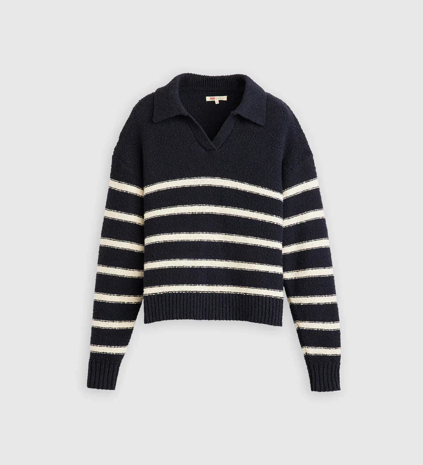 Levi's Navy/White Stripe Sweater image 4