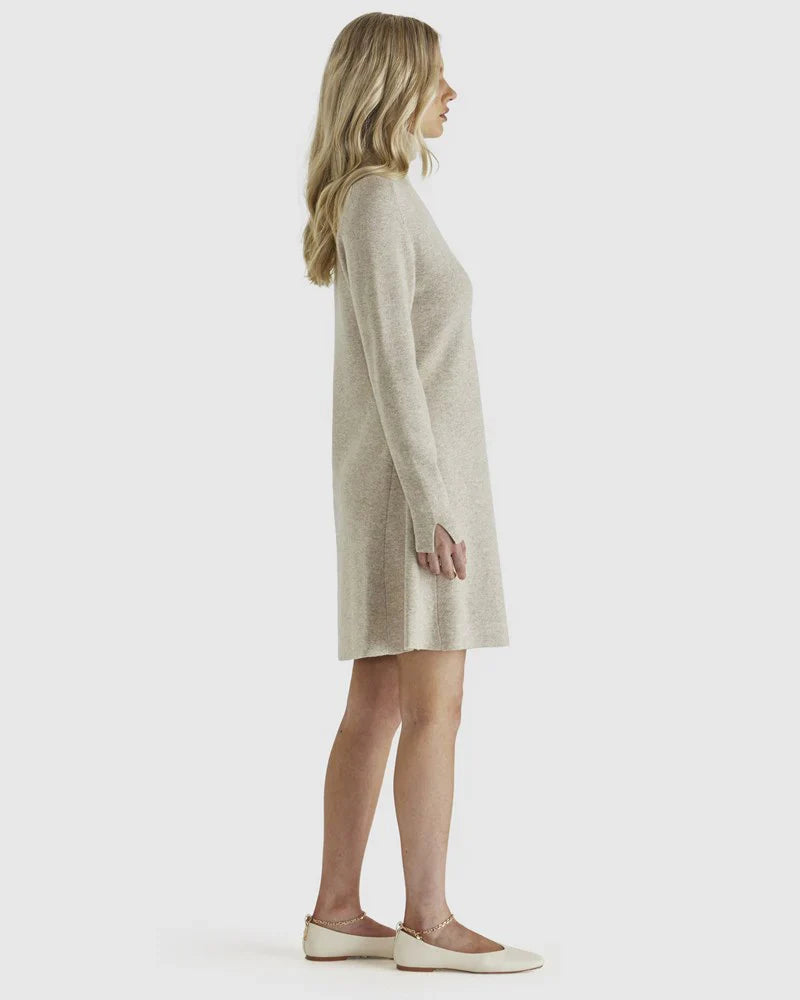 SASS Baldwin Knit Dress - Oatmeal image 3
