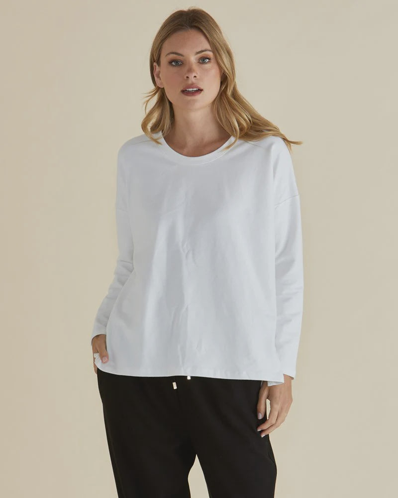 Betty Basics Brixley L/S Top - White image 0