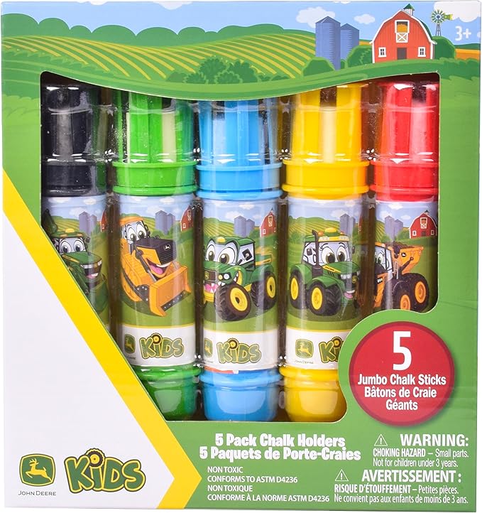 John Deere 5pk Chalk Holders image 0