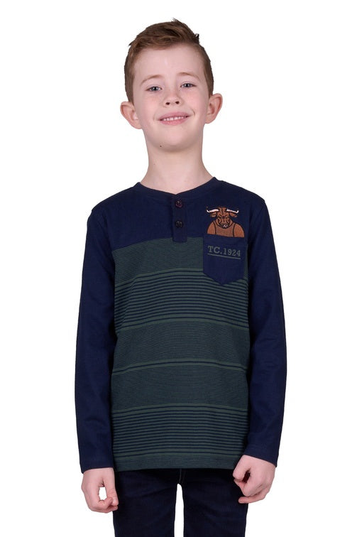 Thomas Cook Boys Benny Henley L/S Tee image 1