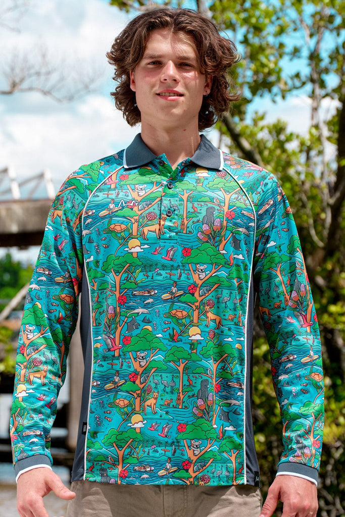 TradeMutt Blinky Chill Fishing Shirt image 0