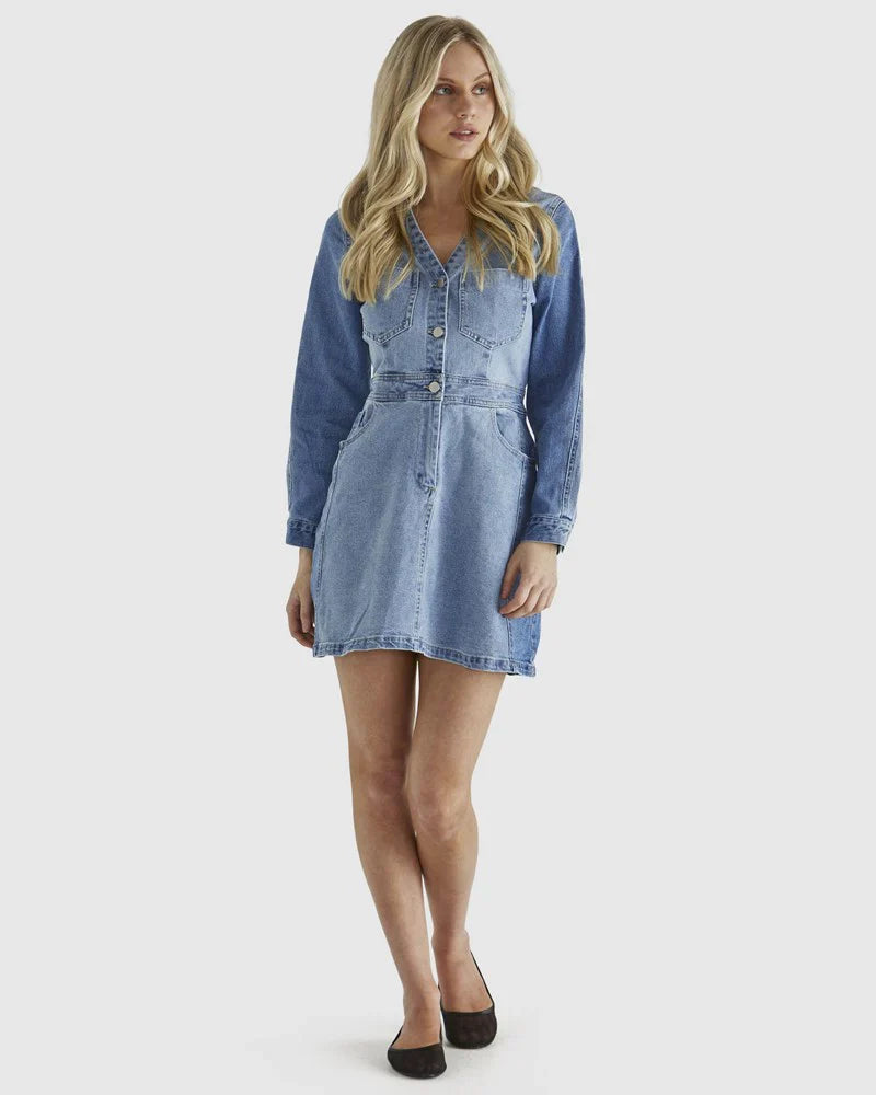 SASS Rylie Denim Dress image 2