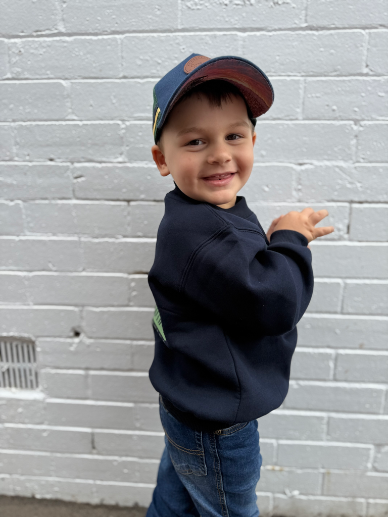 'Felton' Kids Crew Neck Jumper image 2