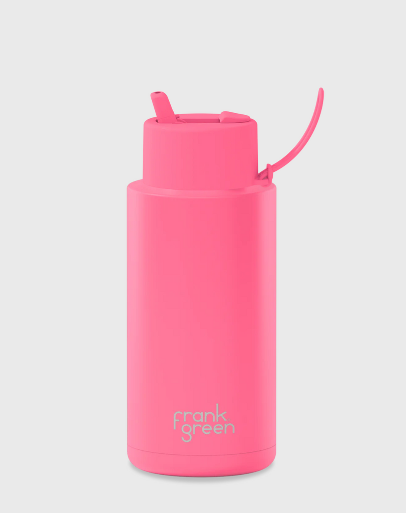 Frank Green 1 Litre Bottle & Lid Set- Bubblegum image 0