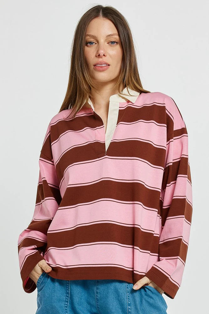 Betty Basics Roland Rugby Top | Womens Rugby Top | Condamine Clothing