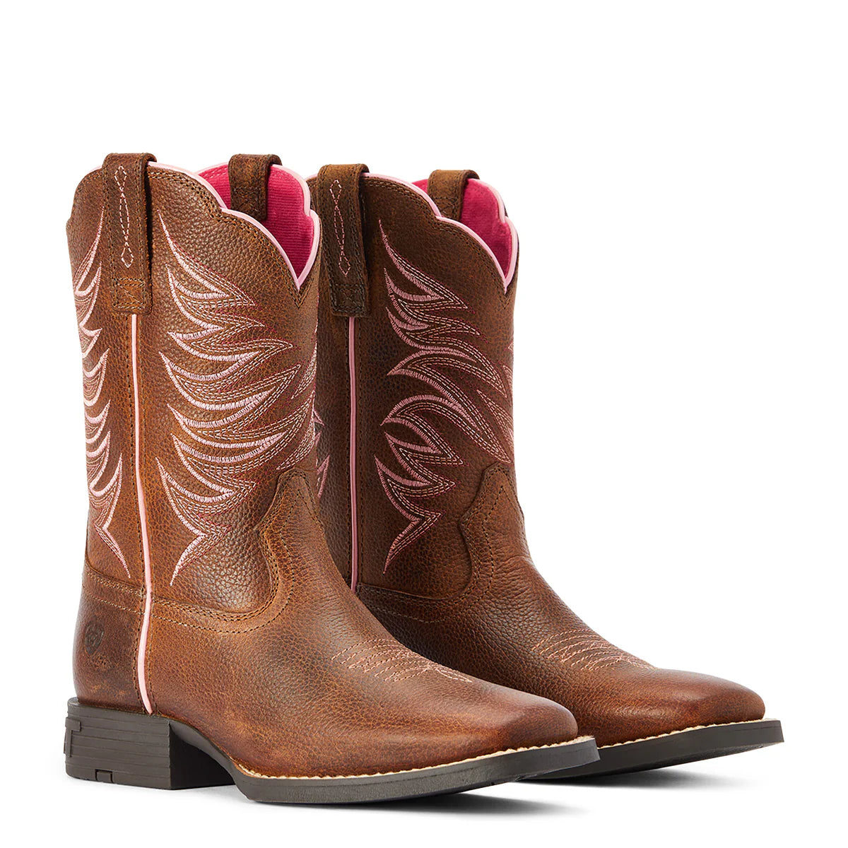 Ariat Youth Firecatcher Western Boot | Rowdy Brown – Condamine Clothing