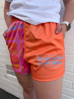 Adults CC Rugby Shorts - Fluro Plaid