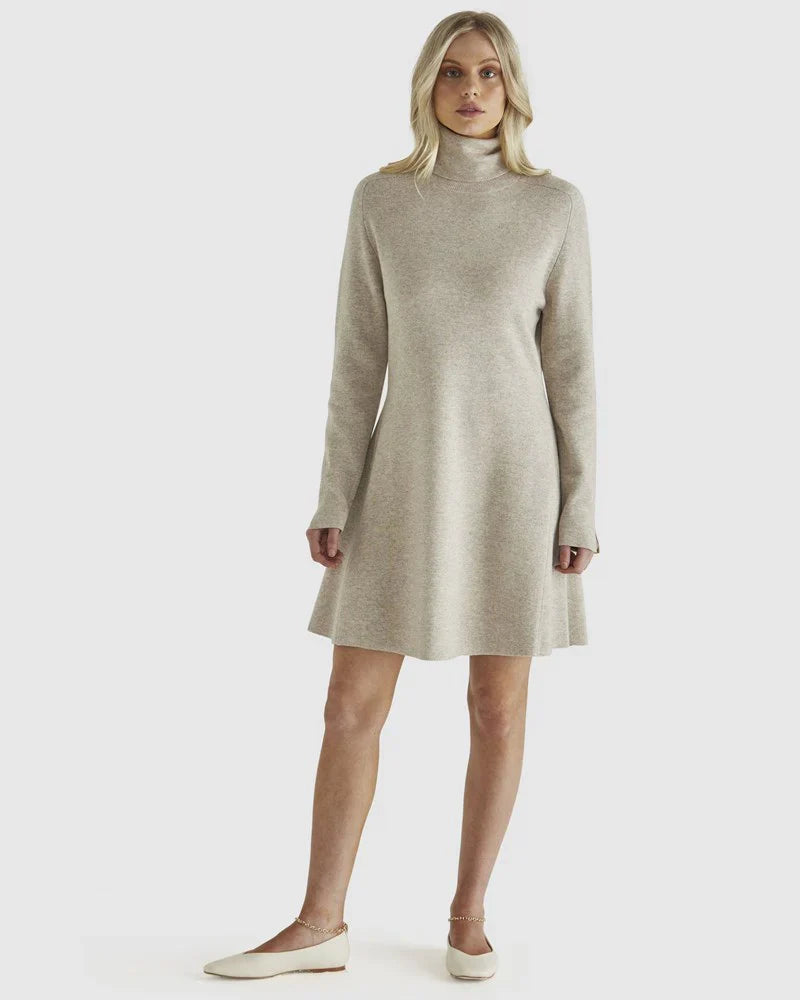 SASS Baldwin Knit Dress - Oatmeal image 2