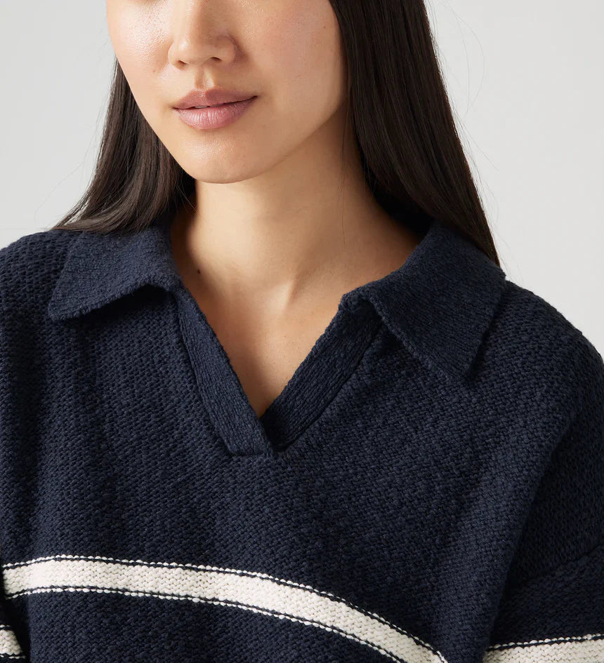 Levi's Navy/White Stripe Sweater image 1