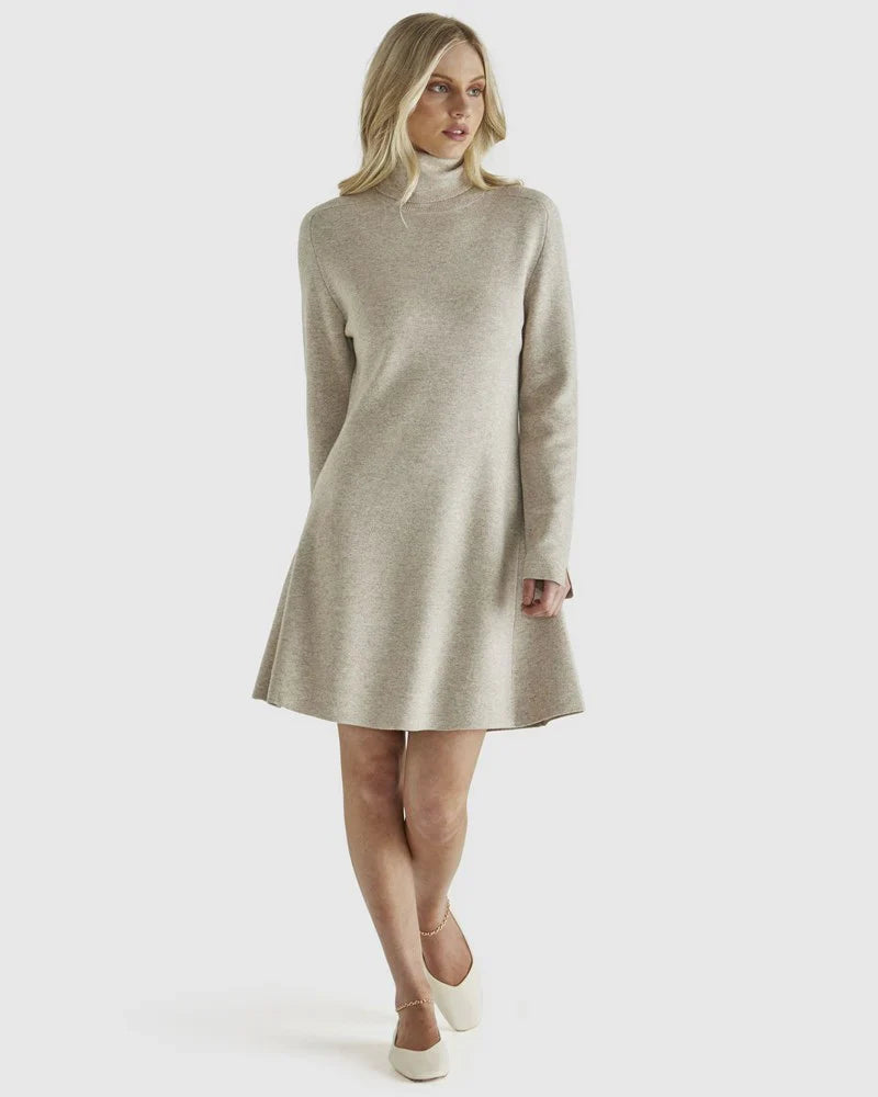 SASS Baldwin Knit Dress - Oatmeal image 1
