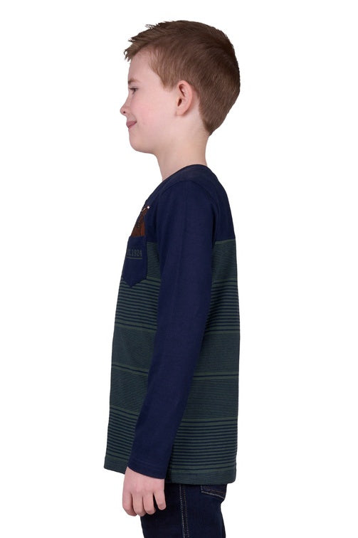 Thomas Cook Boys Benny Henley L/S Tee image 2