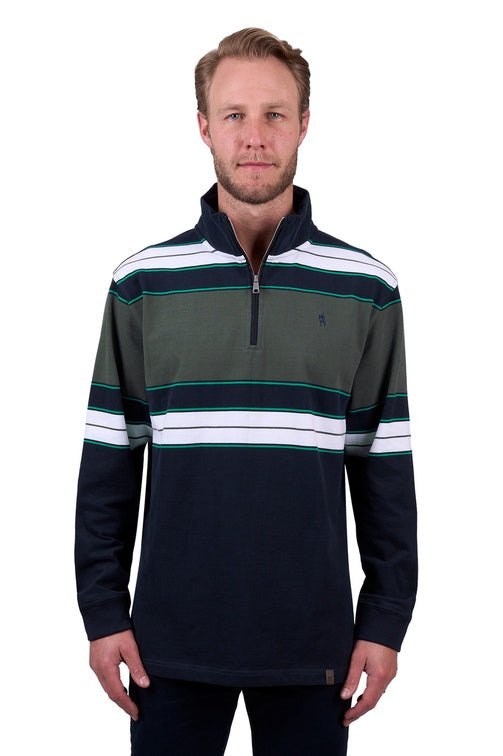 Thomas Cook Mens Lucas 1/4 Zip Rugby image 1