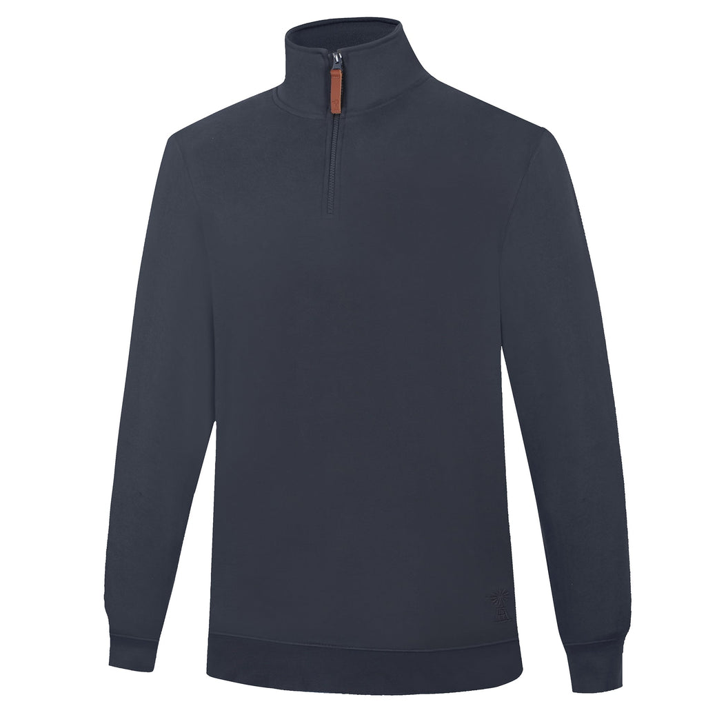 Pilbara Mens 1/4 Zip Gunmetal image 0